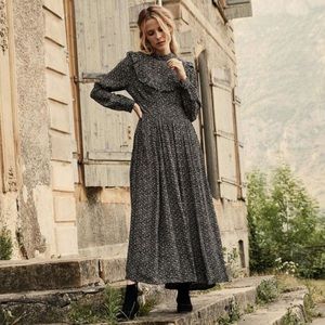 Doen Hawthorne dress Ink Maple Garden